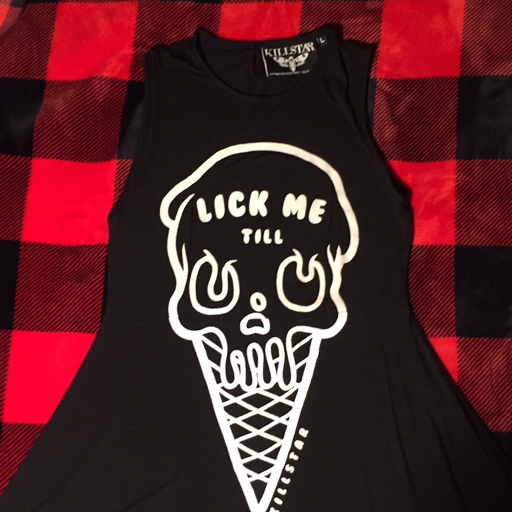 Killstar fit and flare skater dress Large
